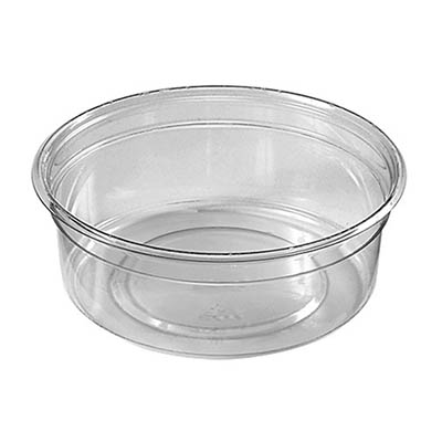 CONT PLAST 8 OZ CLR DELI PLA