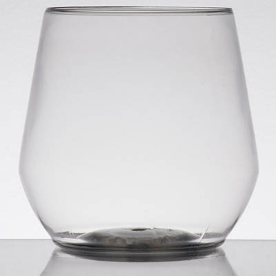 CUP PLAST 14 OZ STEMLESS CLR RESERV