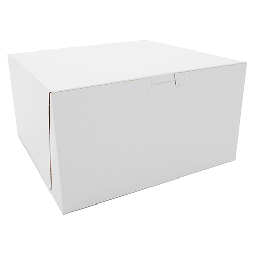 BOX CAKE 10X10X5-1/2 WHT L/C