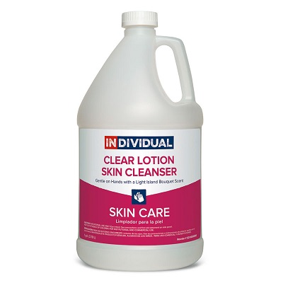 INDIV SKIN CLEANSER CLEAR LOTION GL 4/CS