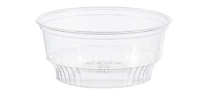 CONT PLAST 5 OZ CLR DESSERT BOWL