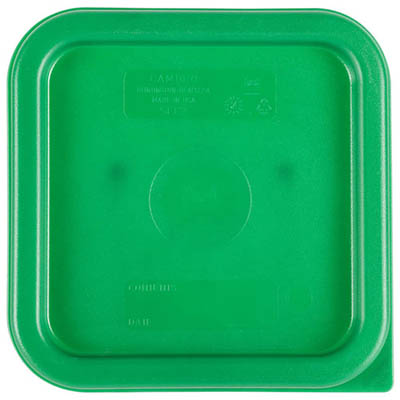 LID FD STORAGE 2&4 QT SQR KELLY GREEN