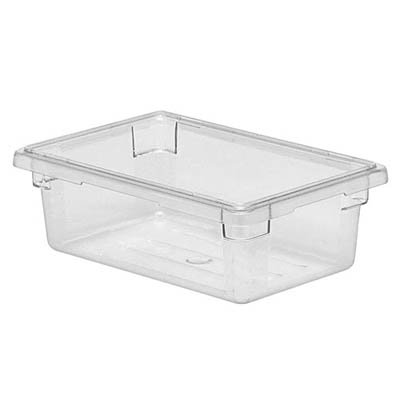 BOX FD STORAGE 12X18X6 POLY CLEAR