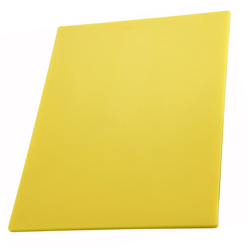 BOARD CUTTING 15X20X1/2 YELLOW NFS