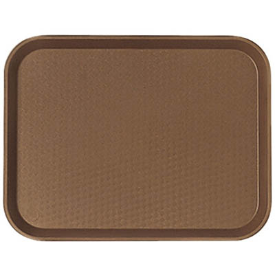 TRAY 12X16 FAST FOOD BROWN