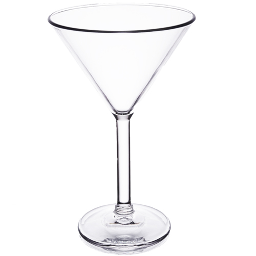 GLASS 10 OZ MARTINI SAN CLEAR