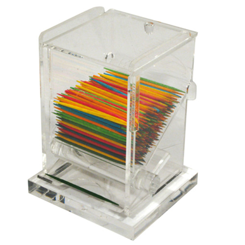 DISPENSER TOOTHPICK ACRYLIC EACH