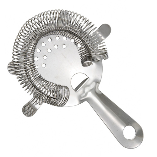 STRAINER BAR 4 PRONG W/SPRING S/S