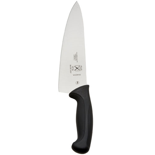 KNIFE CHEF 10" S/S BLACK POLY HANDLE