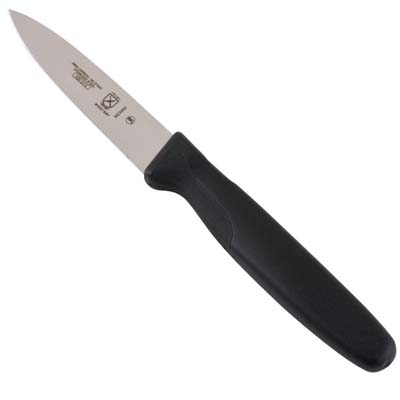 KNIFE PARING 3" S/S BLK POLY HANDLE