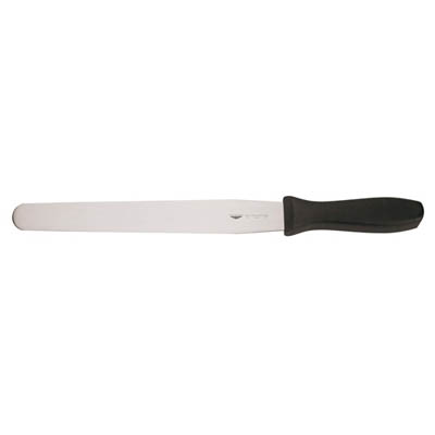 SPATULA BAKERS ROUND TIP S/S POLY HANDLE