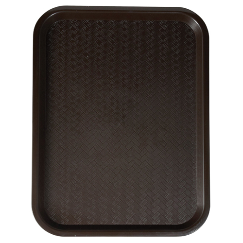 TRAY 14X18 FAST FOOD BROWN