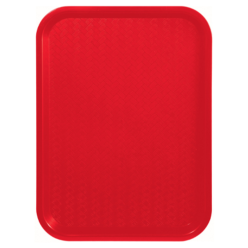 TRAY 12X16 FAST FOOD RED