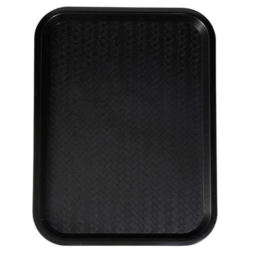 TRAY 14X18 FAST FOOD BLACK