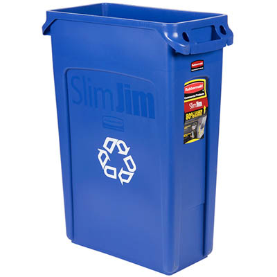 CAN SLIM JIM 23 GAL BLUE RECYCLING