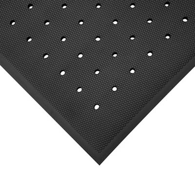 MAT 3X5X.75 BLACK VIP CLOUD W/HOLES