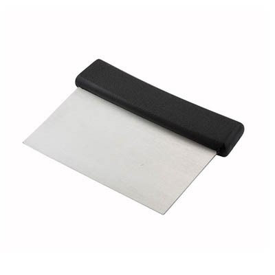 SCRAPER DOUGH 6X3 BLADE SS PLAST HANDLE