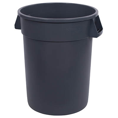 CAN TRASH 32 GAL HD GRAY TUFF ROUND