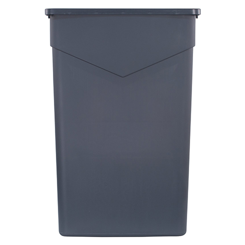 23 GALLON GRAY RECTANGLE WASTE CONTAINER