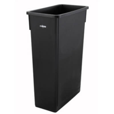 CAN TRIMLINE 23 GAL BLACK WALL HUGGER