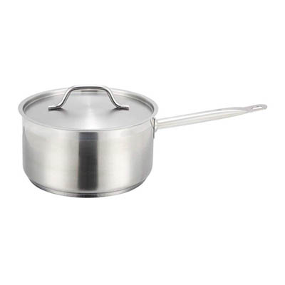 PAN SAUCE 4.5 QT W/COVER S/S INDUCTION