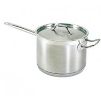 PAN SAUCE 6 QT W/COVER S/S INDUCTION