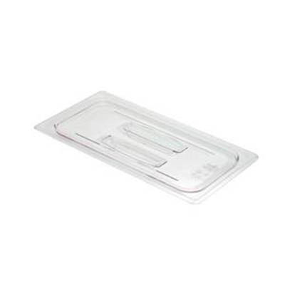 LID FOOD PAN 1/3 SIZE W/HANDLE CLEAR