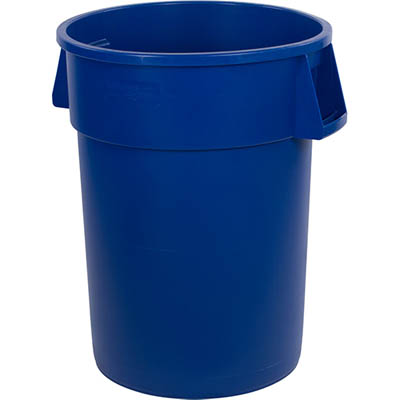CAN TRASH 44 GAL BRONCO BLUE