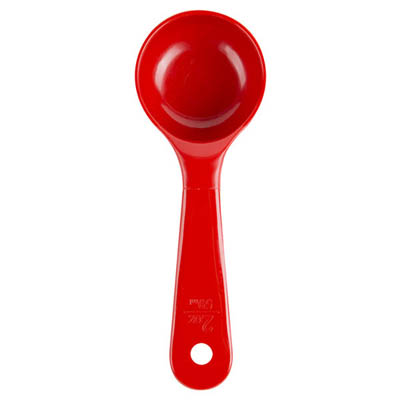 SPOON PORTION 2 OZ SOLID MISER RED