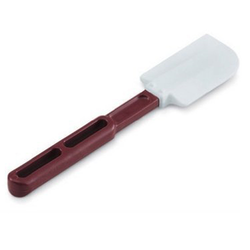 SCRAPER 10" HI TEMP VOLLRATH WHITE RED H