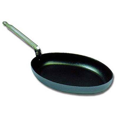 PAN FRY FISH 11X15.75 OVAL S/S NON STICK