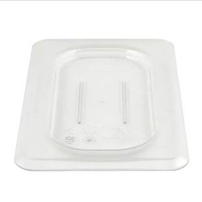 LID FOOD PAN 1/9 SIZE FLAT CLEAR