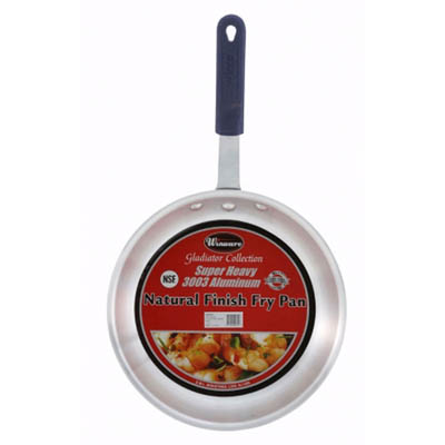 PAN FRY 14" NATURAL ALUMINUM W/SLEEVE