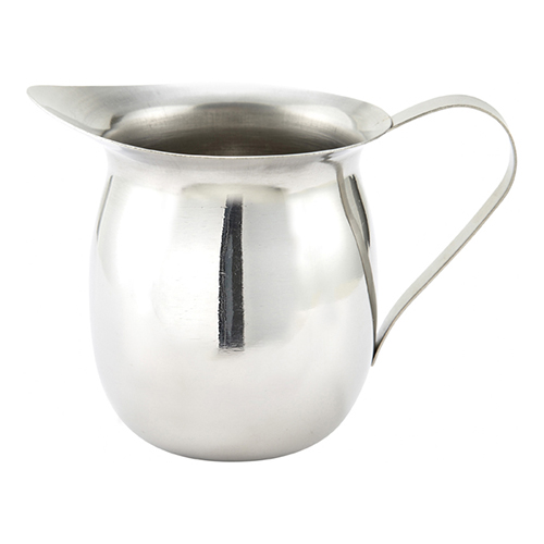 CREAMER 8 OZ BELL SHAPED S/S