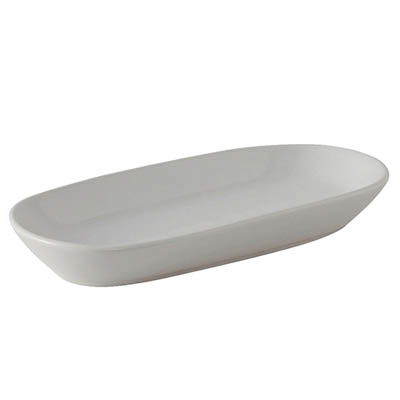 TRAY CHINA 9.25X4.25" RELISH WHITE