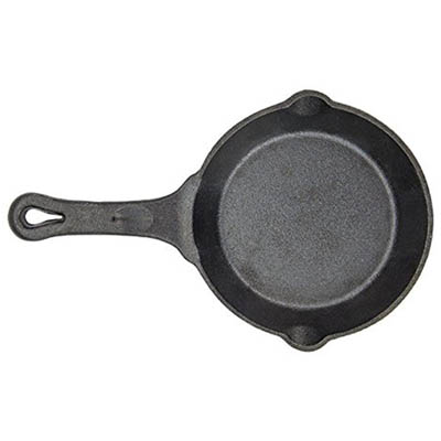 SKILLET 6" CAST IRON PRE-SEASONED