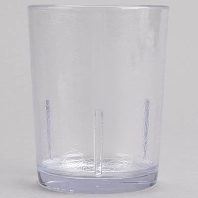 TUMBLER 14 OZ CRACKLE DEL MAR CLEAR