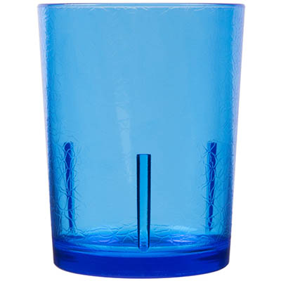 TUMBLER 14 OZ CRACKLE DEL MAR BLUE