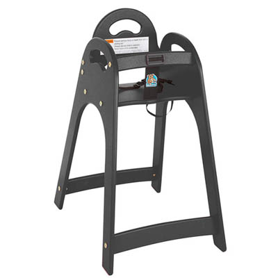 HIGH CHAIR DESIGNER BLACK