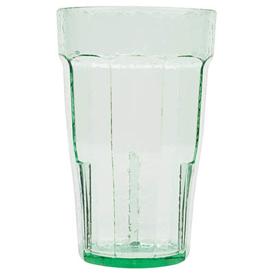 TUMBLER 14 OZ FLUTED LAGUNA GREEN