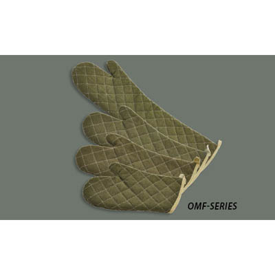 MITT OVEN 15" FLAME RESISTANT GREEN