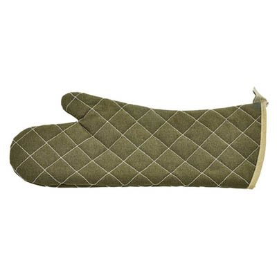 MITT OVEN 17" FLAME RESISTANT GREEN