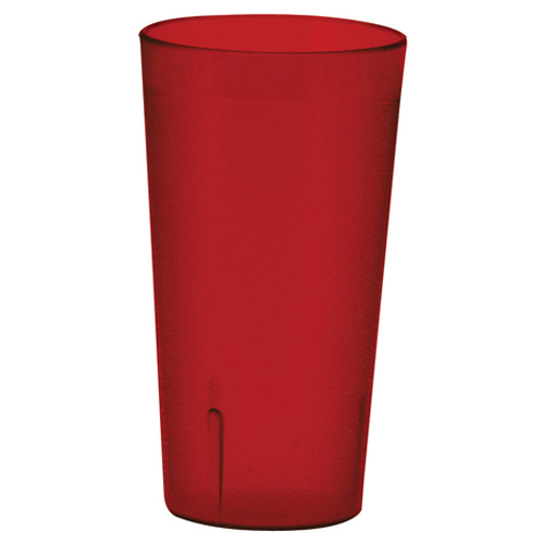 TUMBLER 8 OZ PEBBLE RED