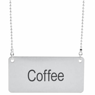 SIGN BEVERAGE CHAIN "COFFEE"