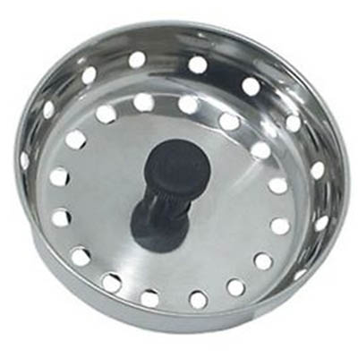 BASKET SINK 3" SS INSERT 2.5" STOPPER