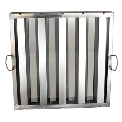 FILTER HOOD 20X20 STAINLESS STEEL