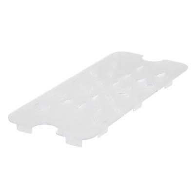 TRAY DRAIN 1/3 SIZE POLY CLEAR