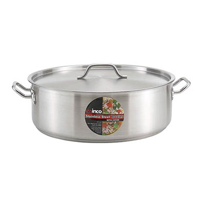 BRAZIER 20 QT W/COVER S/S RONDEAU