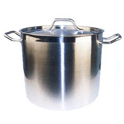 POT STOCK 60 QT S/S W/LID INDUCTION