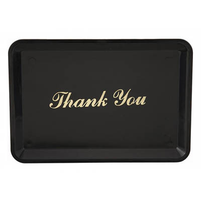 TRAY 4.5X6.5 TIP BLACK